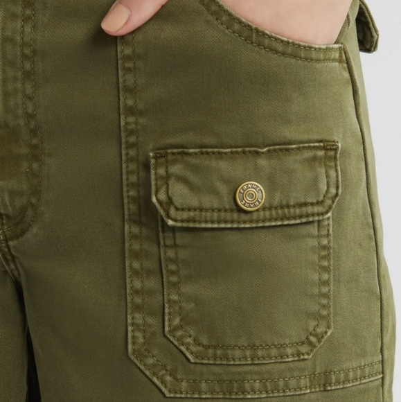 Frame utility pocket straight leg ankle pants - Picture 2 of 5